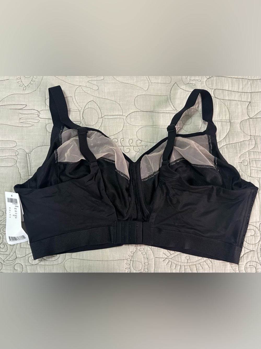 Chantelle Norah Comfort Supportive Wirefree Bra Black 40DDDD C13F80-011 - Picture 5 of 8
